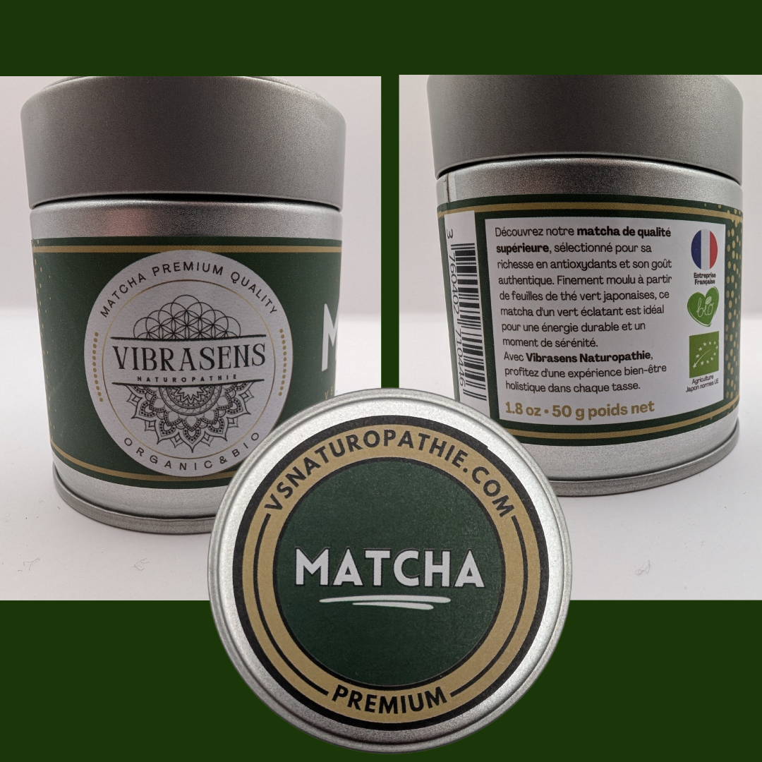 Thé Matcha qualité prémium cérémonial gros pot 50g