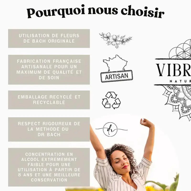 MENOPAUSE - Mélange de Fleurs de Bach | Émotions apaisées & équilibre hormonal naturel