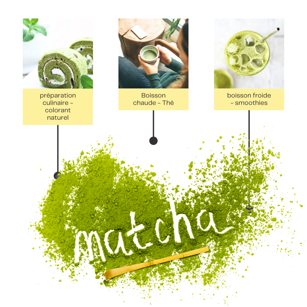 Thé Matcha qualité prémium cérémonial gros pot 50g