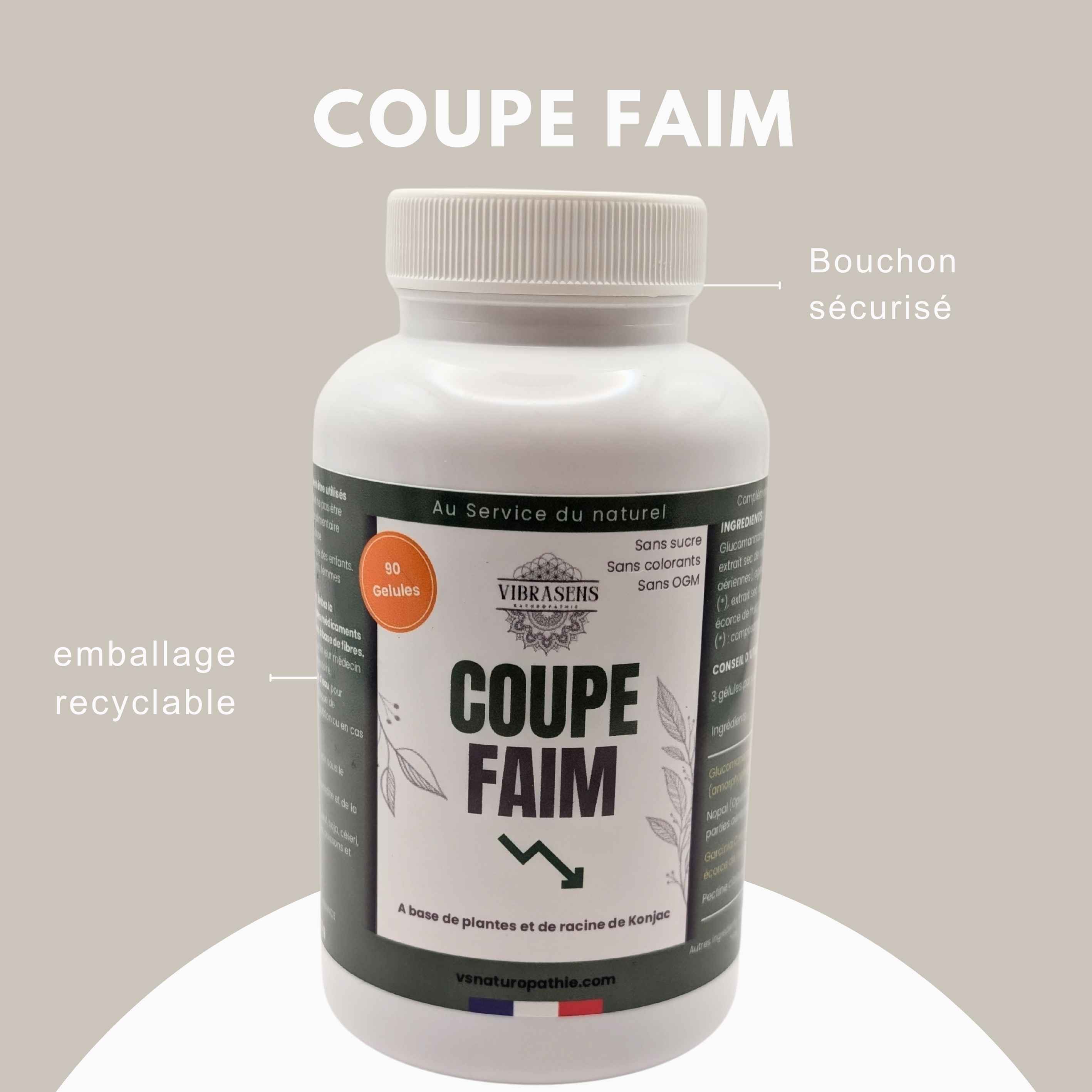 COUPE-FAIM – Gélules de Konjac