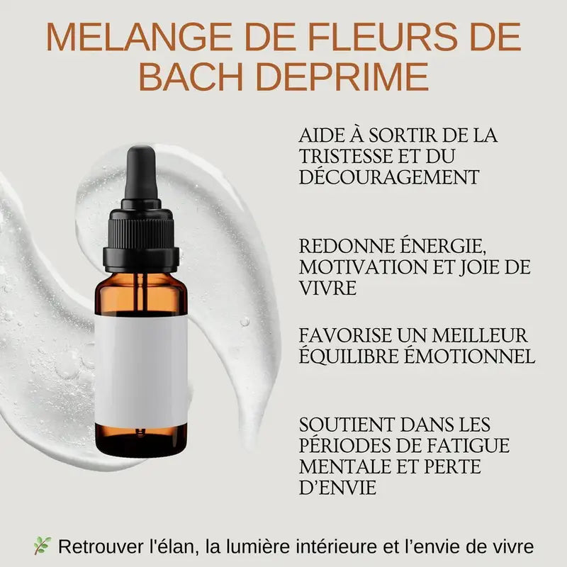 DEPRIME - Mélange de fleurs de Bach | Elan et lumière intérieure