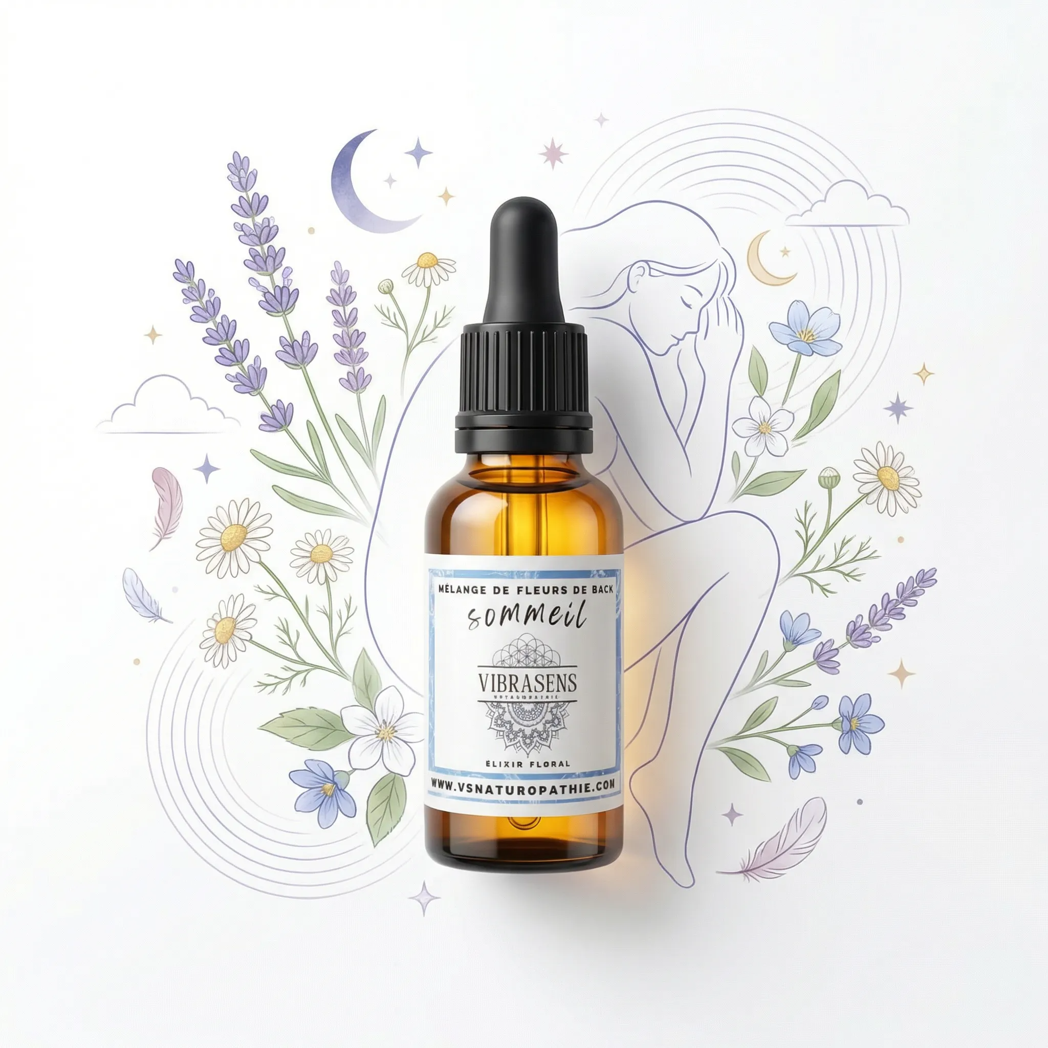 SOMMEIL - Mélange de fleurs de Bach | lâcher prise