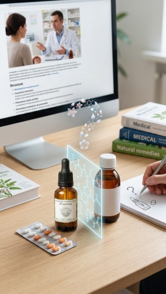 Fleurs de Bach et médicaments peut-on les prendre avec un traitement ? - Vibrasens Naturopathie