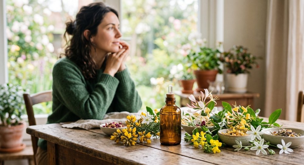 Fleurs de Bach et déprime : retrouver l'élan quand la tristesse s'installe - Vibrasens Naturopathie