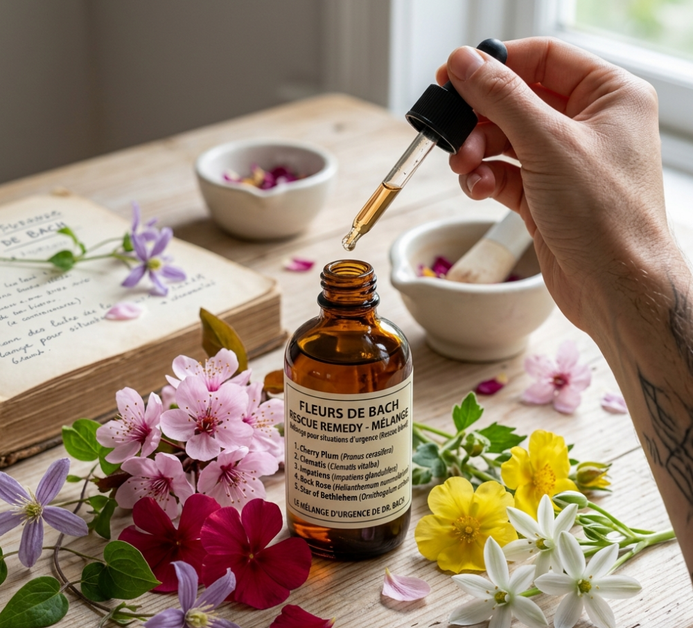 Rescue Remedy : la formule d'urgence des fleurs de Bach - Vibrasens Naturopathie
