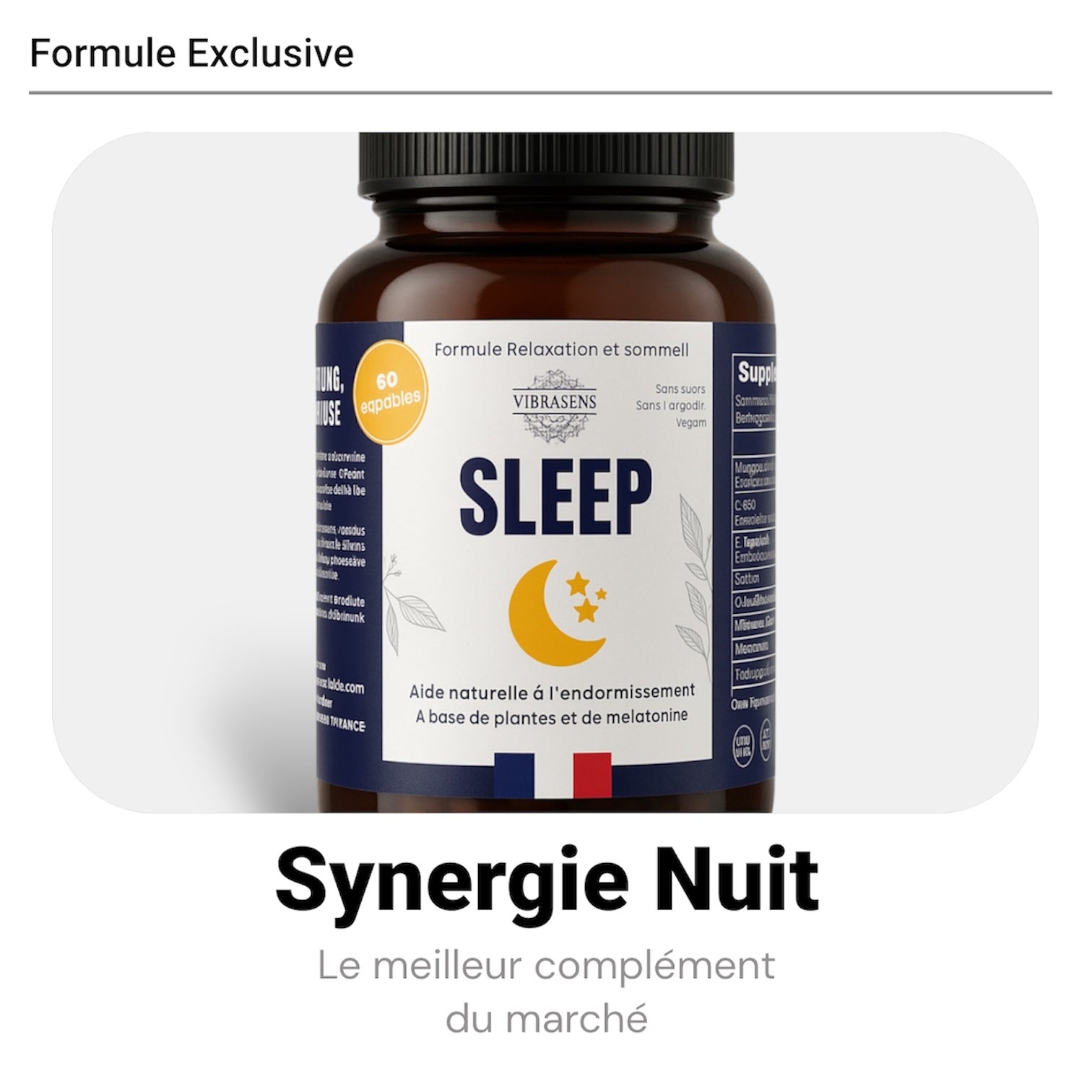 sleep complément alimentaire sommeil et nuit vibrasens naturopathie