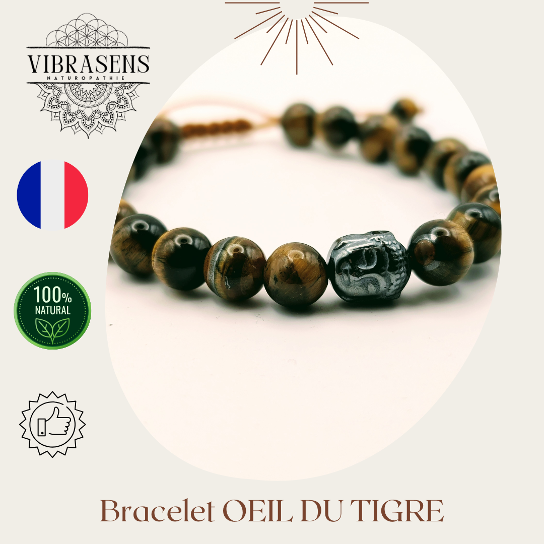 Bracelet Œil du Tigre – Force, Protection &amp; Confiance en Soi
