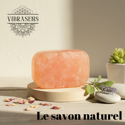Savon au Sel Rose de l’Himalaya – 280 g – Soin Naturel Premium &amp; Exfoliant Doux