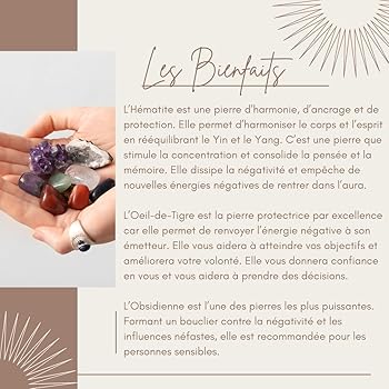 Bracelet Triple Protection – Œil du Tigre, Hématite, Obsidienne