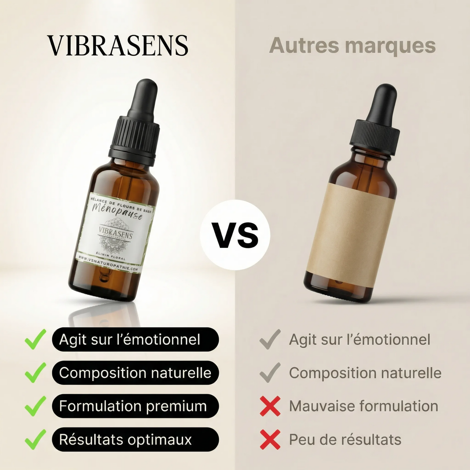 MENOPAUSE - Mélange de Fleurs de Bach | Émotions apaisées &amp; équilibre hormonal naturel