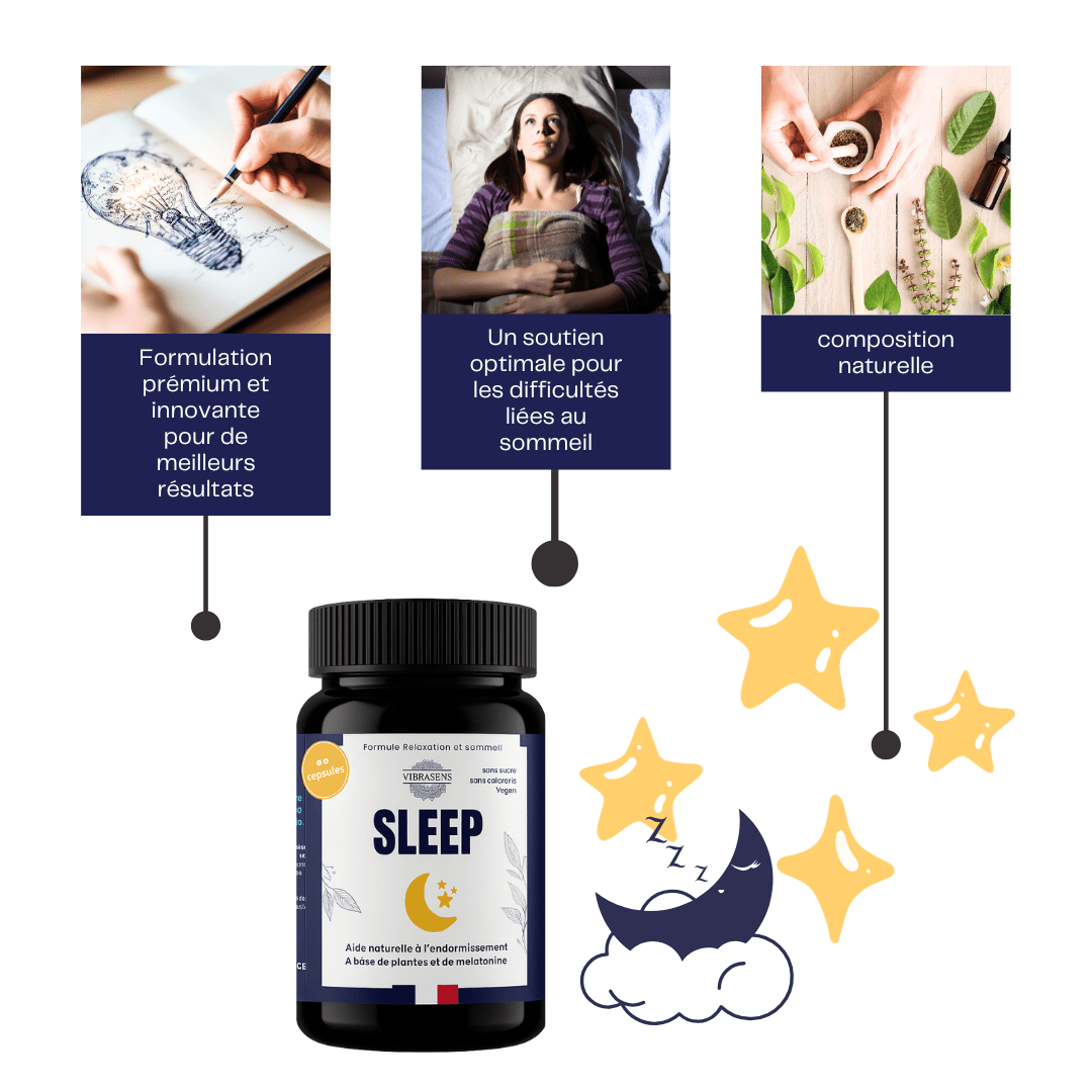 Sleep complément alimentaire Sommeil naturel large action - Vibrasens Naturopathie