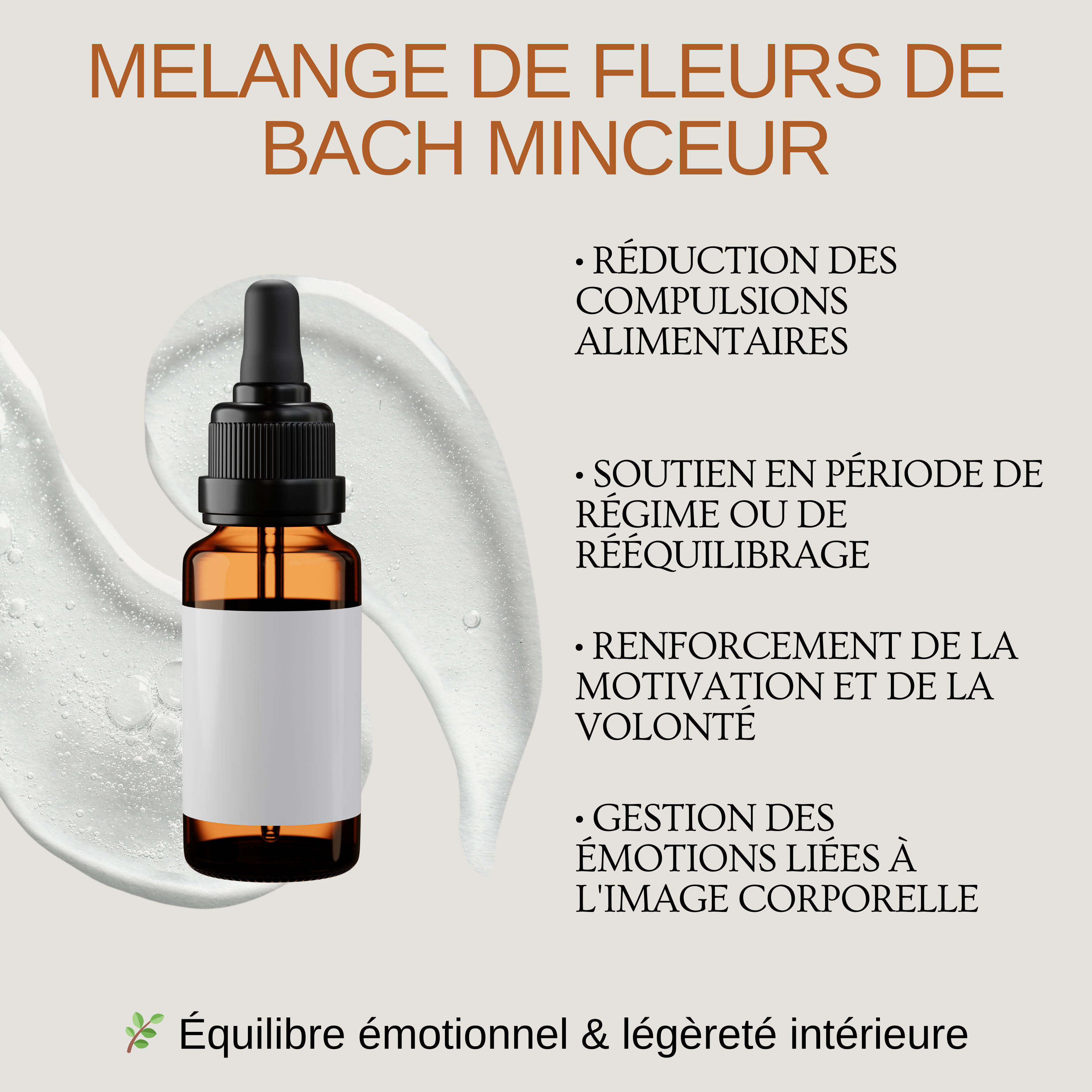 MINCEUR - Mélange de Fleurs de Bach | Émotions, volonté et légèreté retrouvée