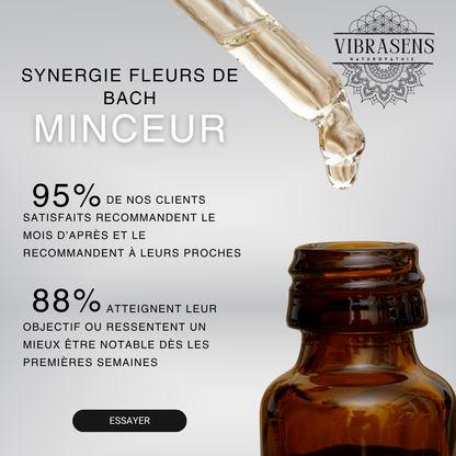 MINCEUR - Mélange de Fleurs de Bach | Fringales émotionnelles