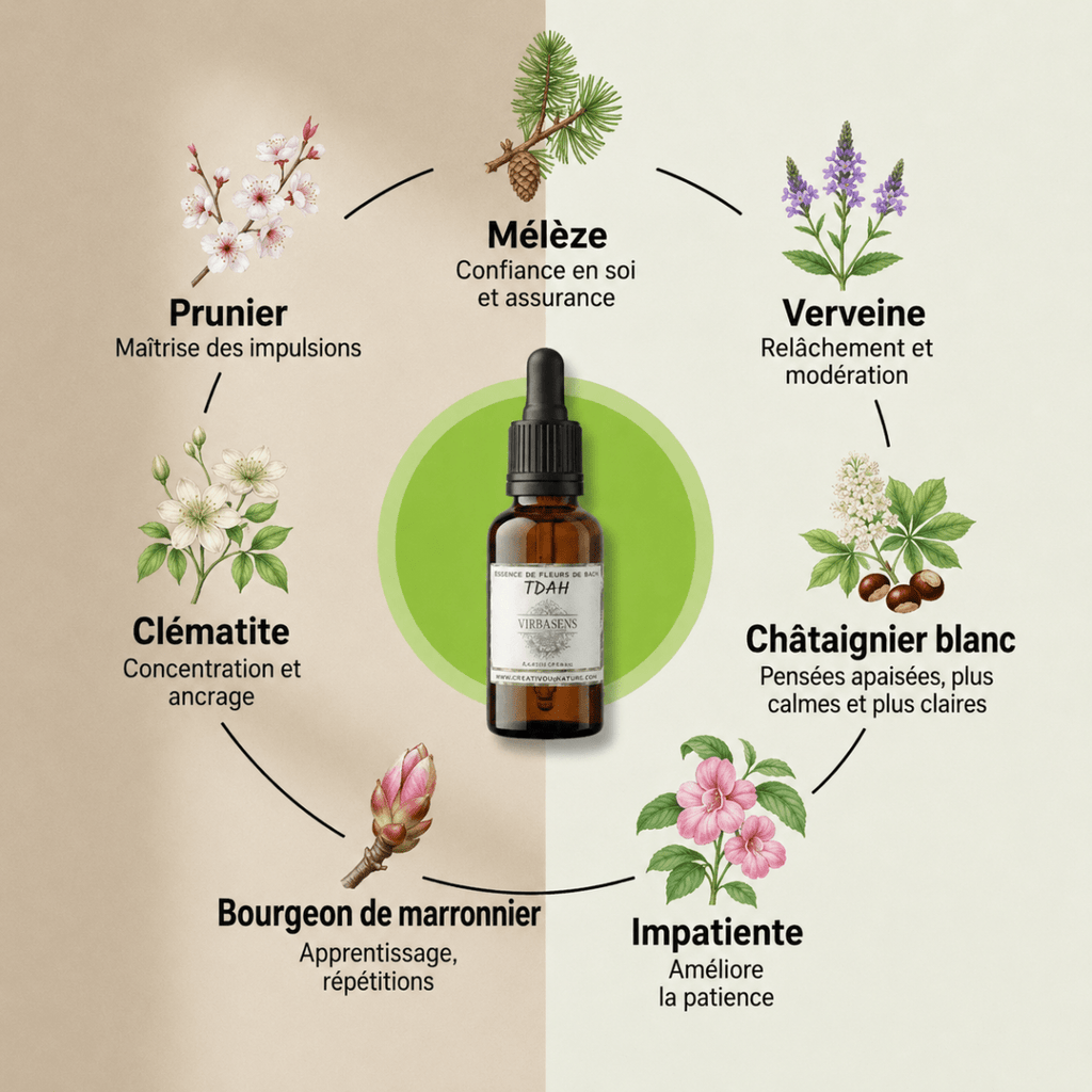 Focus et Calme - TDAH | Concentration et gestion des émotions - Vibrasens Naturopathie