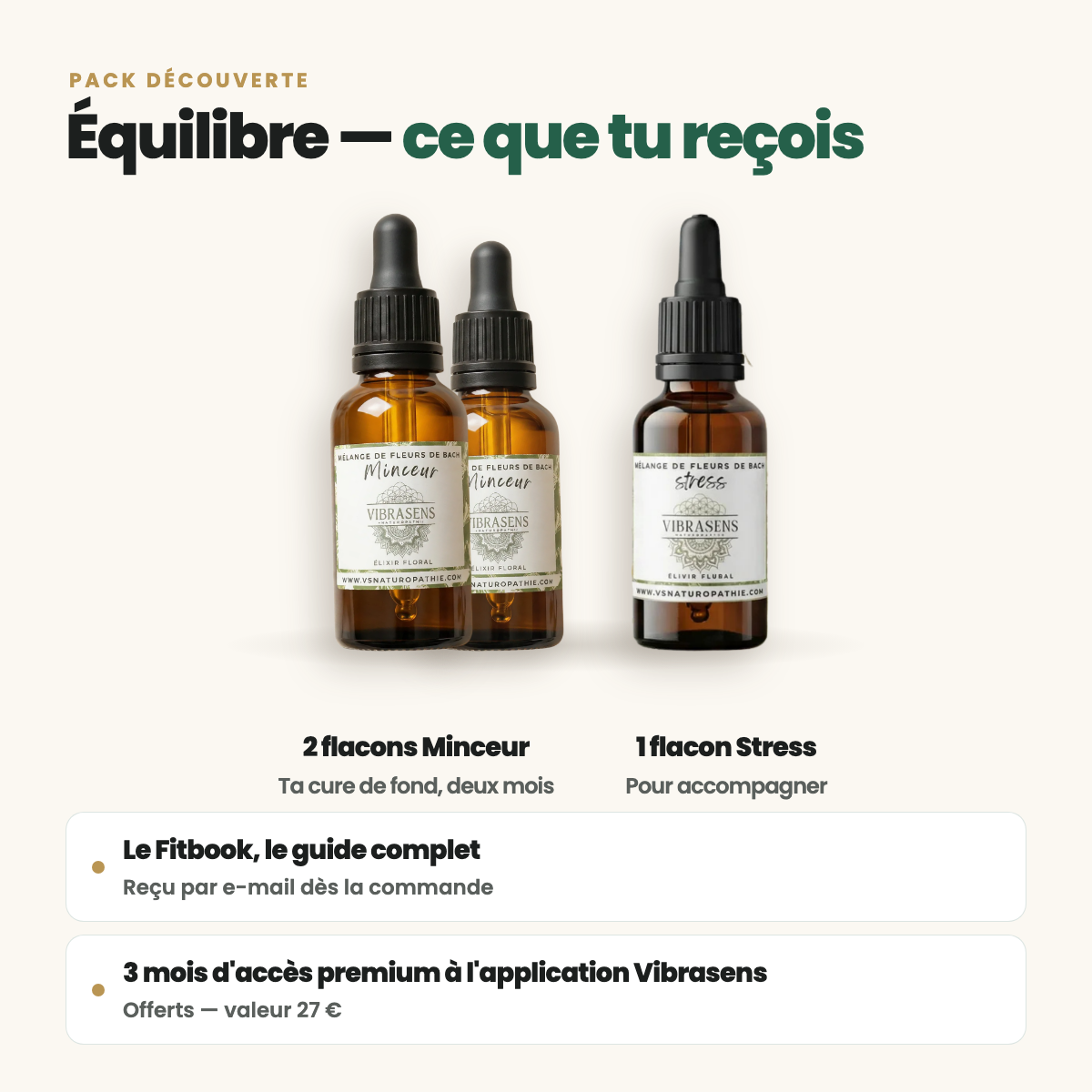 Pack Découverte Équilibre — Minceur &amp; Stress