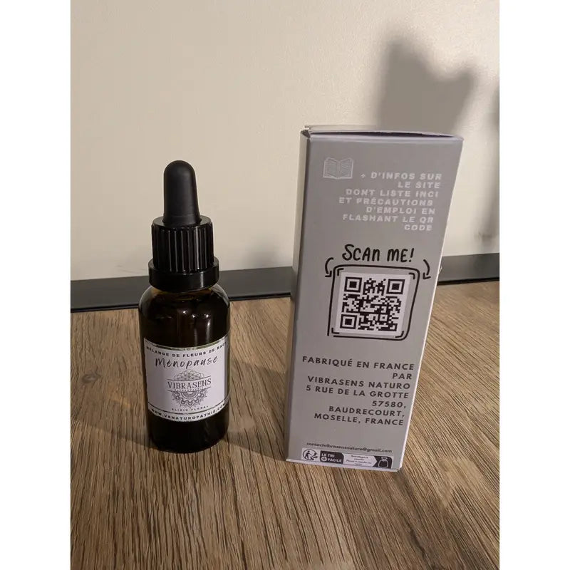 MENOPAUSE - Mélange de Fleurs de Bach | Émotions apaisées &amp; équilibre hormonal naturel