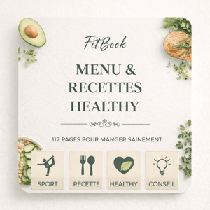Fitbook 4 Semaines – Programme Sport et Nutrition | Ebook minceur complet avec menus, recettes et entraînements - Vibrasens Naturopathie