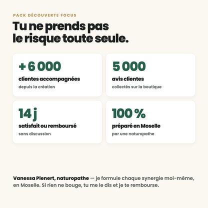 Pack Découverte Focus — TDAH &amp; Sommeil