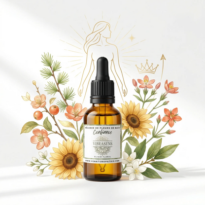 CONFIANCE – Mélange de Fleurs de Bach | Trac, timidité, retrait de son potentiel
