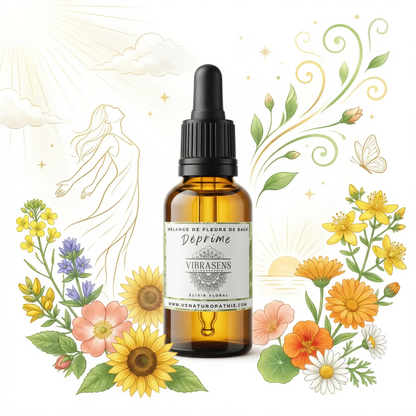 DEPRIME - Mélange de fleurs de Bach | Elan et lumière intérieure