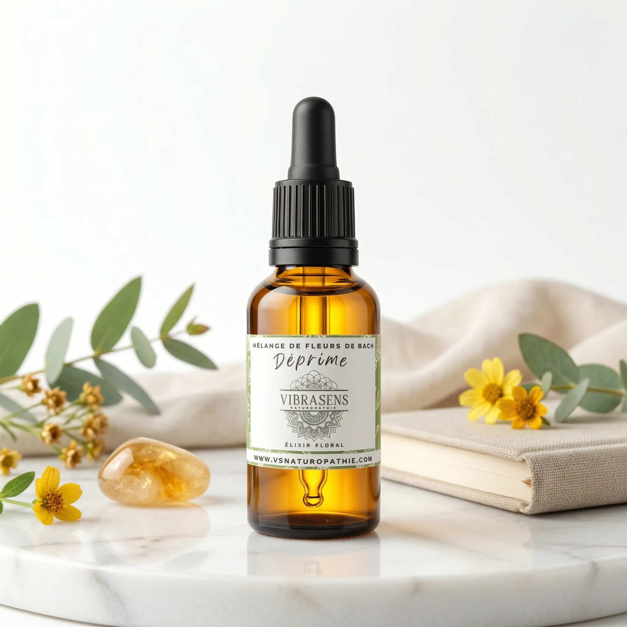 DEPRIME - Mélange de fleurs de Bach | Elan et lumière intérieure