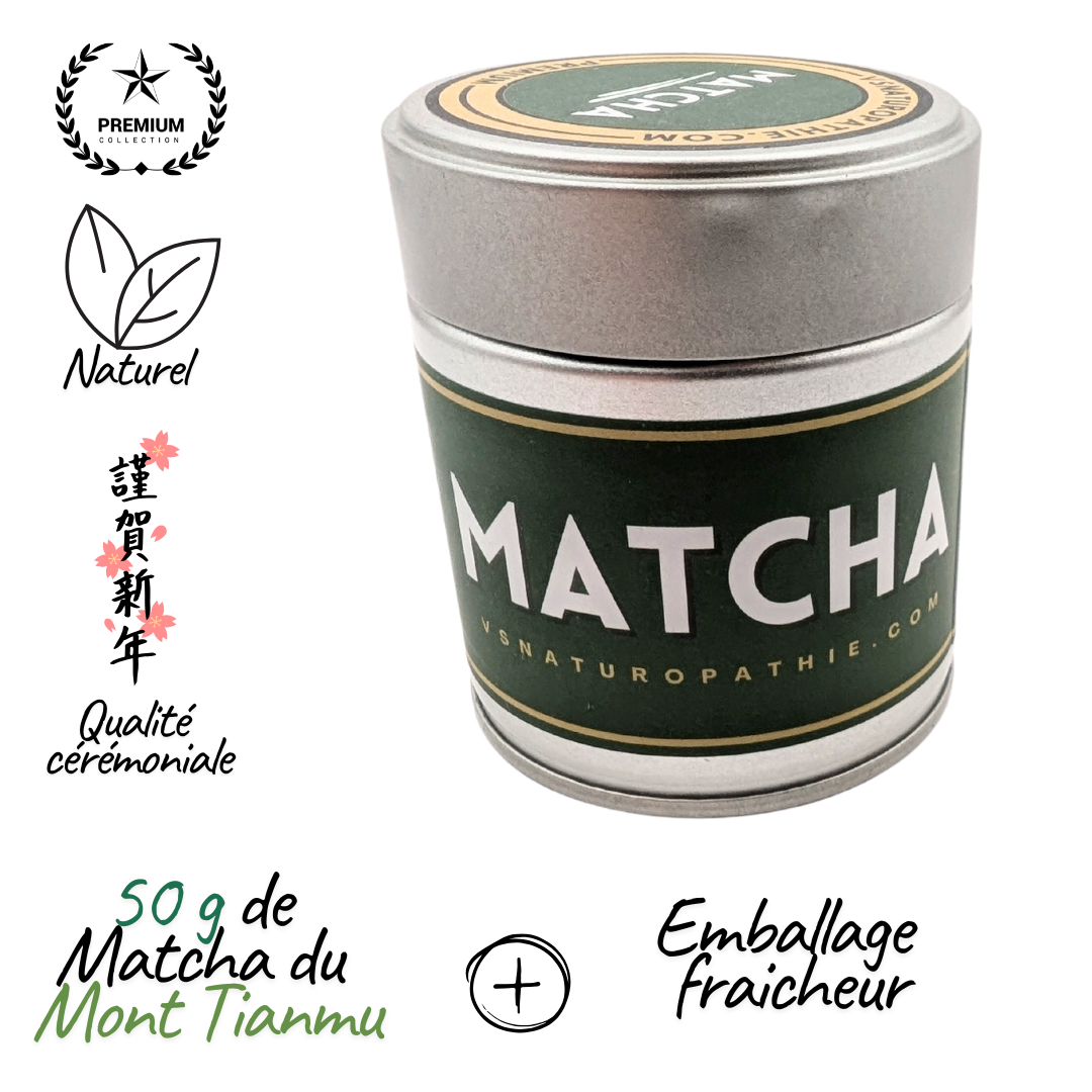Thé Matcha qualité prémium cérémonial gros pot 50g