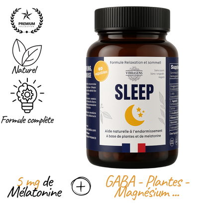 Suplemento alimentar para dormir, auxiliar natural do sono, amplo espectro de ação 